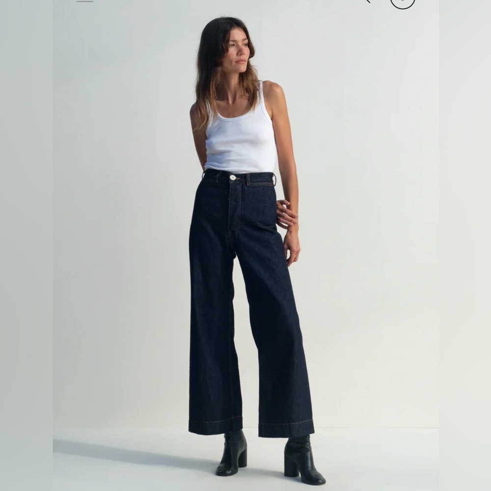 Jesse Kamm Sailor Pants Dark Blue Denim